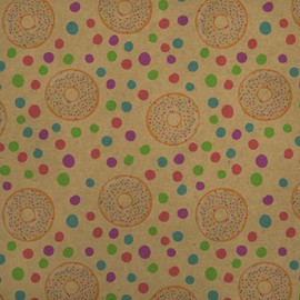 GRAPHICS & MORE Cute Donut Pastel Sprinkles Spring Yummy Premium Kraft Roll Gift Wrap Wrapping Paper
