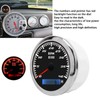 Diesel Tachometer, Tachometer Red Backlight for Car(black)