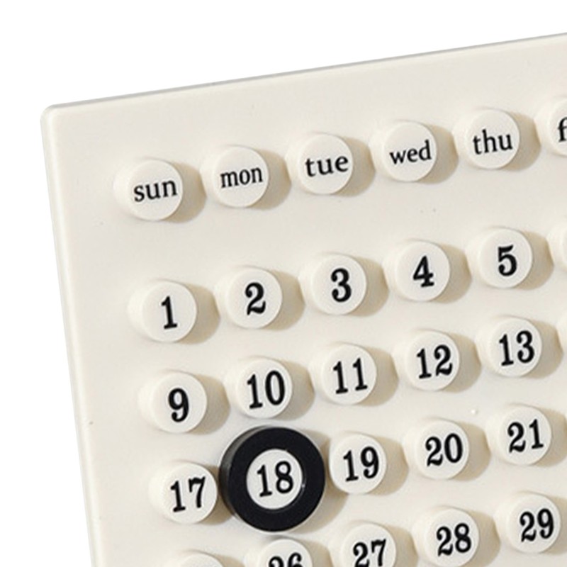 Wooden Kids Calendar DIY Hand Operated Develop Planning Skills Perpetual