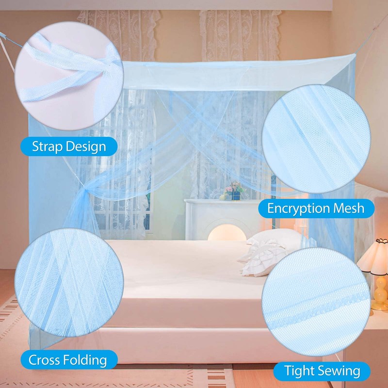 Mosquito Net Bed Travel, Single Door Hanging Bed Net with