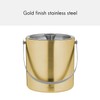 Viners Barware Gold Double Wall Ice Bucket, 1.5 L