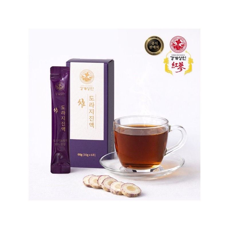 e강개상인 참도라지 스틱(10g x 12포) 3년근 도라지진액 꿀 첨가 eGanggye