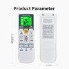 ZWP AR-RY12 AR-RAH2U Replacement Remote Control fit for Fujitsu Air