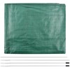 53 Gallon Leaf Collector, Large Yard Dustpan & Reusable Leaf