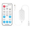 PAUTIX RF Remote Dimmer for Single Color LED Strip Lights,18-Key