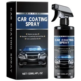 Ceramic coating for cars,120ml Premium Spray Wax for a High Gloss Finish,Cars, trucks, and motorcycles,Anti fog cleaning coating agent, waterproof and bright glass coating spray for windows.