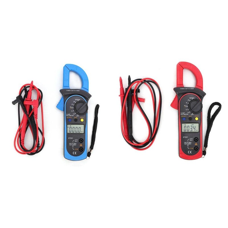 Digital Clamp Meter, ST201 Auto Range Current Clamp Multimeter Current