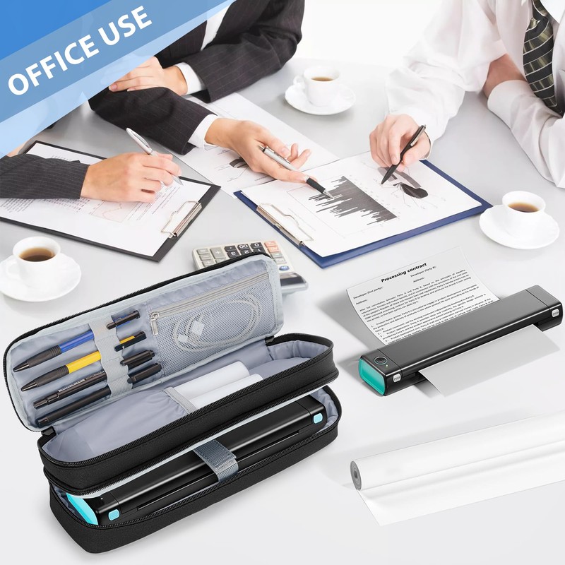 Yarwo Portable Printer Case Compatible with Phomemo M08F, Itari M832,