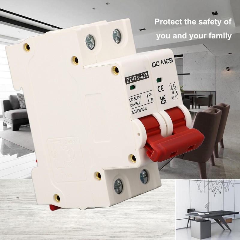 DC Circuit Breaker Short Circuit Protection Arc Extinguishing Miniature Circuit