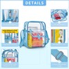 SPODEARS Sky Blue Clear Crossbody Bag for Stadium Events &