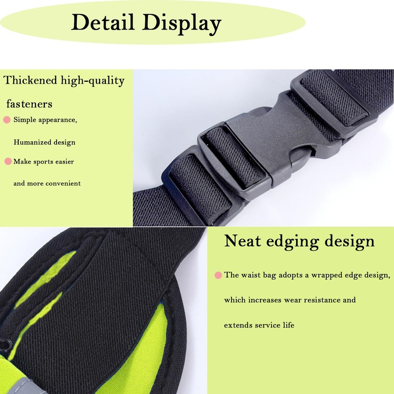 Soft Adjustable Running Belt | Universal Phone Holder | All