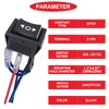 MKBKLLJY 4pcs DC 20A 12V Automatic Lock Motor Polarity Reverse