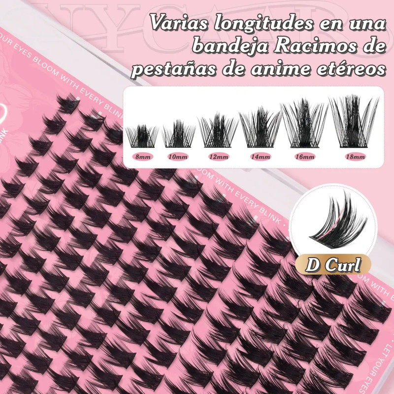 Kit Pestañas Volumen Intenso Nycaar Dramáticas Con Pegamento