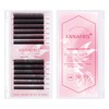 ANNAFRIS Eyelash Extensions, YY 0.07 C, 9-14 mm, Ready-to-Use Fan