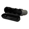 10 cajas de almacenamiento para pilas AA/AA/CR123A, color negro