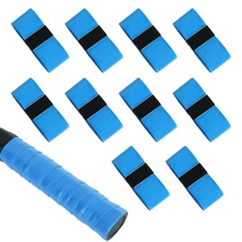 grooblue Grip Tape, Tennis Anti-Slip Tape, Set of 10, For Racquet, Tennis, Badminton, Golf, Baseball, Bicycle, Fishing Rod, Anti-Slip, Sports, Replacement, Sweat Prevention, Waterproof