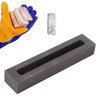 Long Strip Graphite Mold, plplaaoo Graphite Casting Mould Metal 10ml