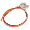 Fiber Optic Cable 1 Meter 12 Strand Multimode Low Insertion