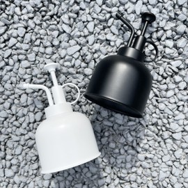 LOOPSEED Plant Mister Spray Bottle Stainless Steel Watering Can for Indoor Plants Bonsai Sprayer Succulent Spritzer Houseplant Atomizer Terrarium Mister Modern Garden Tools 10oz/300ml White