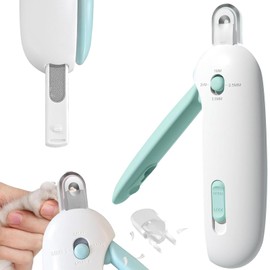 TuoYi Cat Nail Clipper with Adjustable Aperture, Small Dog Nail Trimmer with 4 Gears & Nail File for Dogs and Cats，Prevent Pet Nails from Cracking