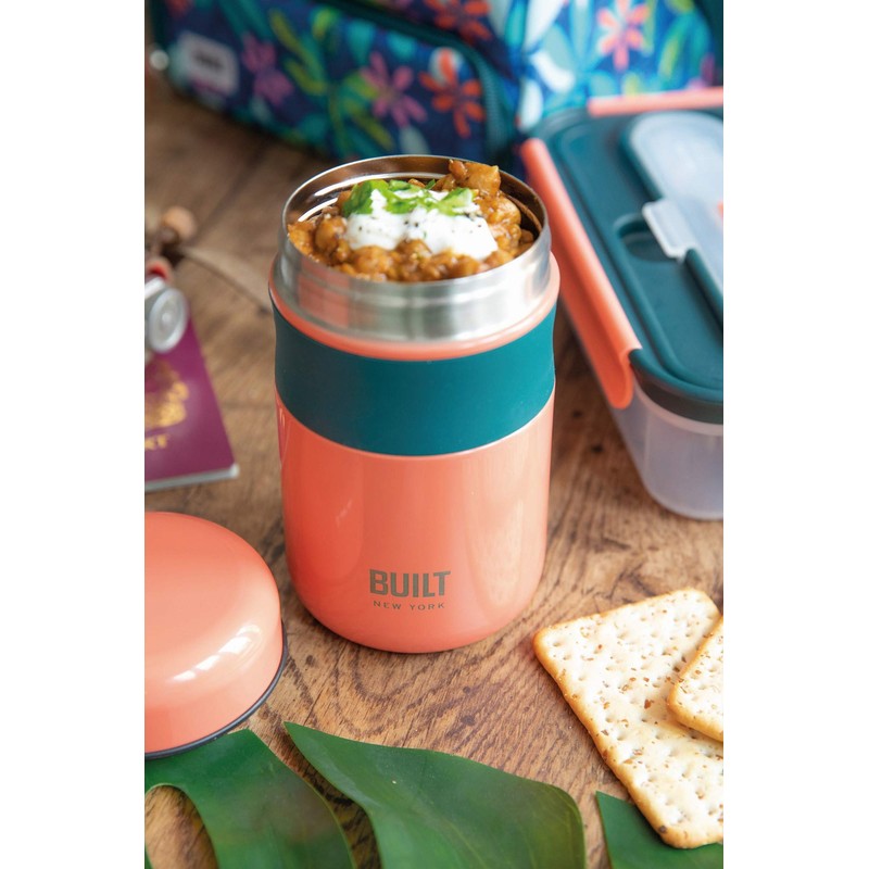 BUILT Food Flask, Vacuum Insulated Food Flask for Hot and