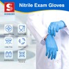Schneider Nitrile Exam Gloves - M, 100-ct Box,Blue Disposable Gloves,