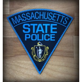 Massachusetts State Police Hook and Loop PVC patch TRADITIONAL
