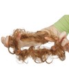 Silk-co Curly Hair Bun Extensions Real Remy Human Hair Messy