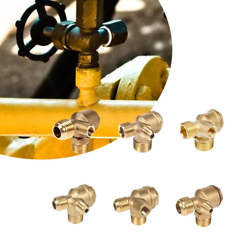 BE-TOOL Check Valve Compressor Check Valve 3-Way Air Compressor Valve