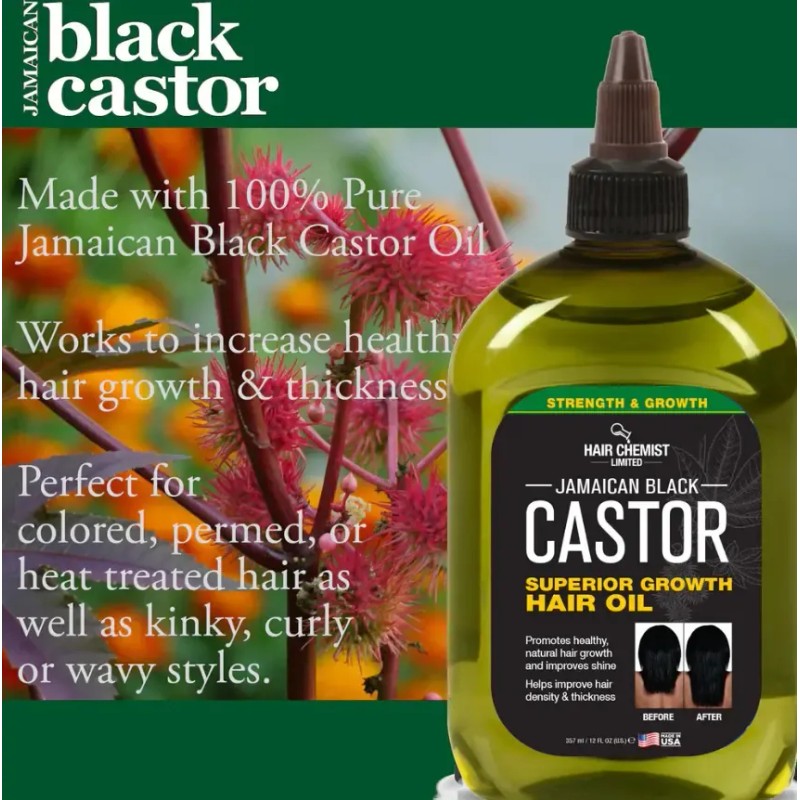 Castor Aceite Capilar Jamaican Black De Cabello Recino 357ml