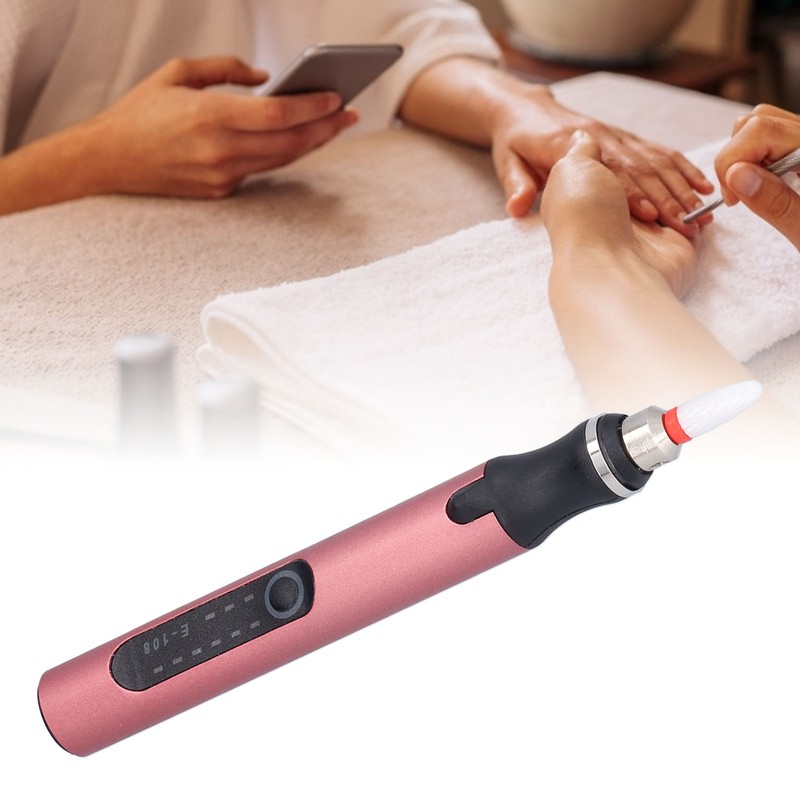 Electric Nail Drill Kit Rechargeable Cordless File Machine Pedicure Polishing