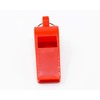 Adoretex Sport Guard Pea Coach Plastic Whistle with Lanyard, Red