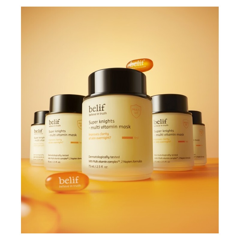 belif Super Knights Multi Vitamin Mask 75ml Set (+Multi Vitamin