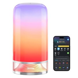 Govee RGBIC Smart Bedside Table Lamp with 64 Scene Modes