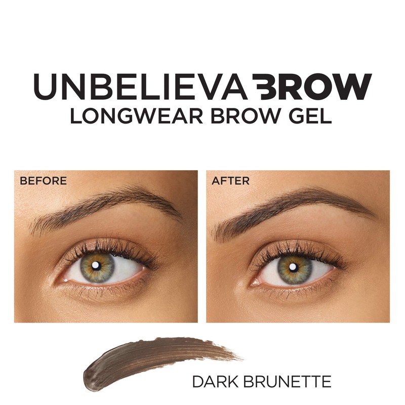 L'Oreal Paris Unbelieva-Brow Longwear Waterproof Tinted Brow Gel, Smudge-resistant, Transfer-