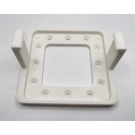 Recycled Brand Wall Mount Compatible with Lutron Caseta Smart Bridge Hub (L-BDG2-WH) and Smart Bridge Pro (L-BDGPRO2-WH) White