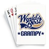 CafePress Worlds Best Grampy Standard Size Playing Cards