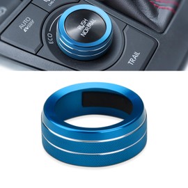 Auovo Drive Mode Control Switch Knob Cover Compatible with Toyota RAV4 Accessories 2025 2024 2023 2022 2021 2020 2019 Rav4 Driving Mode Control Switch Knob Trim Ring 1pcs (Blue)