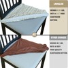 Lawalon Heavyweight Cotton Dining Seat Covers for Chairs (Creamy White,