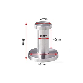 DINGFENG Pack of 4 Towel Hooks for Drilling, Stainless Steel Hooks, 50 mm Towel Hooks, Bath Towel Hooks, Clothes Hanger Hooks, Clothes Hooks Made of 304 Stainless Steel, Suitable for Installation in