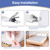 COYUN Pack of 4 Bed Sheet Tensioners, Bed Sheet Clips,
