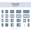 Amerelle 163RDDB Century Wallplate, 1 Rocker / 1 Duplex Outlet,