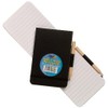 1 x Police Style Notebook With Pencil Ruled Reporters Black Small Pocket Referees