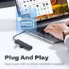 XuanGui 4 puertos USB/USB C Hub, adaptador multipuerto USB C