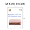 Knitting Patterns for Baby Blankets x 2, Wiggly Curves &