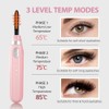 Le’phoqua Heated Eyelash Curler with Comb Design: Anti-Scald Electric Lash