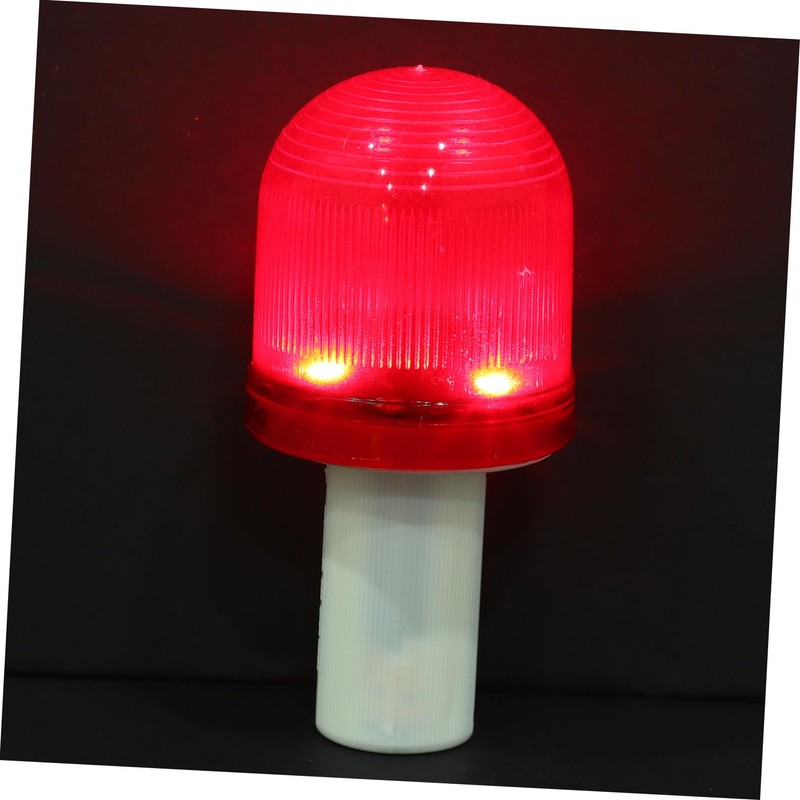 PRETYZOOM 4pcs Traffic Cone Topper Emergency Warning Lights Portable Flashing