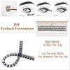 CB 2-Trays Of Clusters Lash Ribbons D-Curl Eyelash Clusters Thin