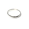 3 mm Plain Sterling Silver Ring (Size S) - (SSR3009151)