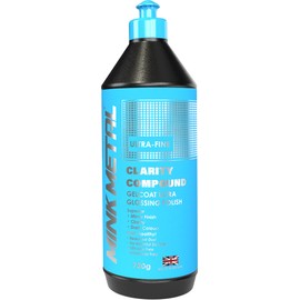 MINK METAL Clarity Compound, Ultra-Fine Polishing, Buffing & Glossing Compound, 720g, for Gelcoat, Plastic, Headlights, Epoxy Resin, Scratch Restorer & Swirl Repair, Marine, Boat, Motorhome, Caravan.